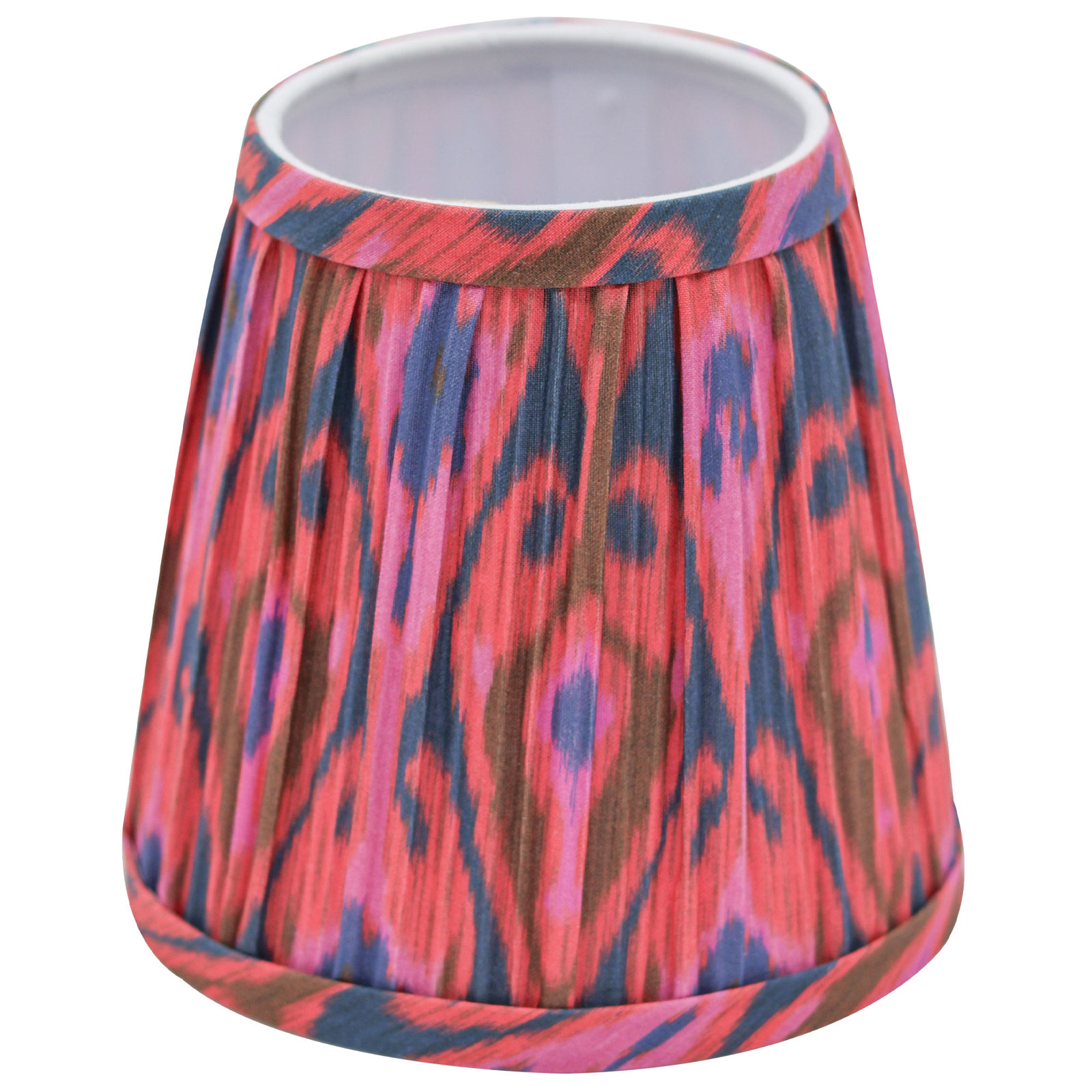 Empire Hardback Sconce Lamp Shade, Pink/Red/Blue