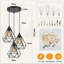 Chisato 3 - Light Black Cluster Pendant