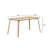 Nova Wood Dining Set with Curved Chairs-1445105542-1508586659