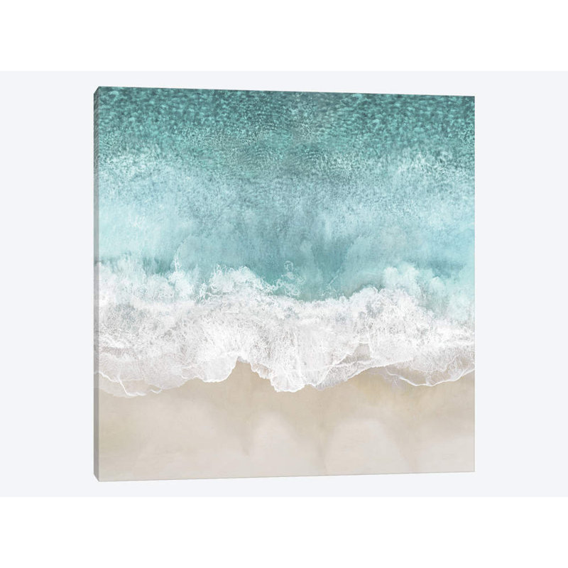 «Ocean Waves I», estampe numérique sur toile tendue sur toile, H 26 po x l 26 po x P 1,5 po, Toile tendue