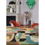 Jazzy Hand Knotted Wool Abstract Area Rug-1417592786