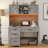 67" H Executive Desk With Hutch-262208371