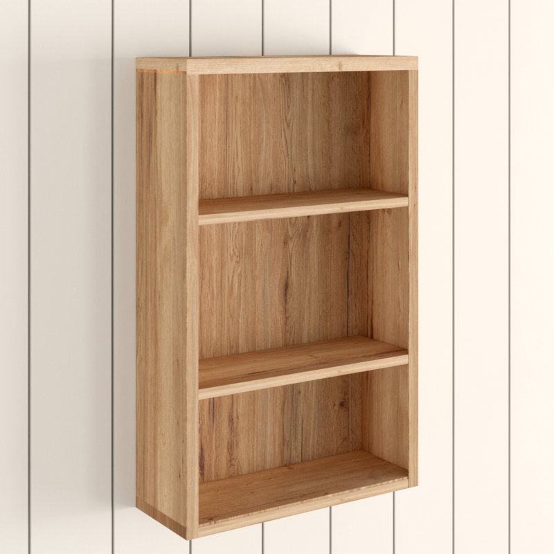 Mclean 3 Piece Wood Cube Shelf, Oak