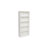 5-Tier Bookshelves Storage Cabinet In White,  For Organized Display And Vertical Space Utilization-754405664