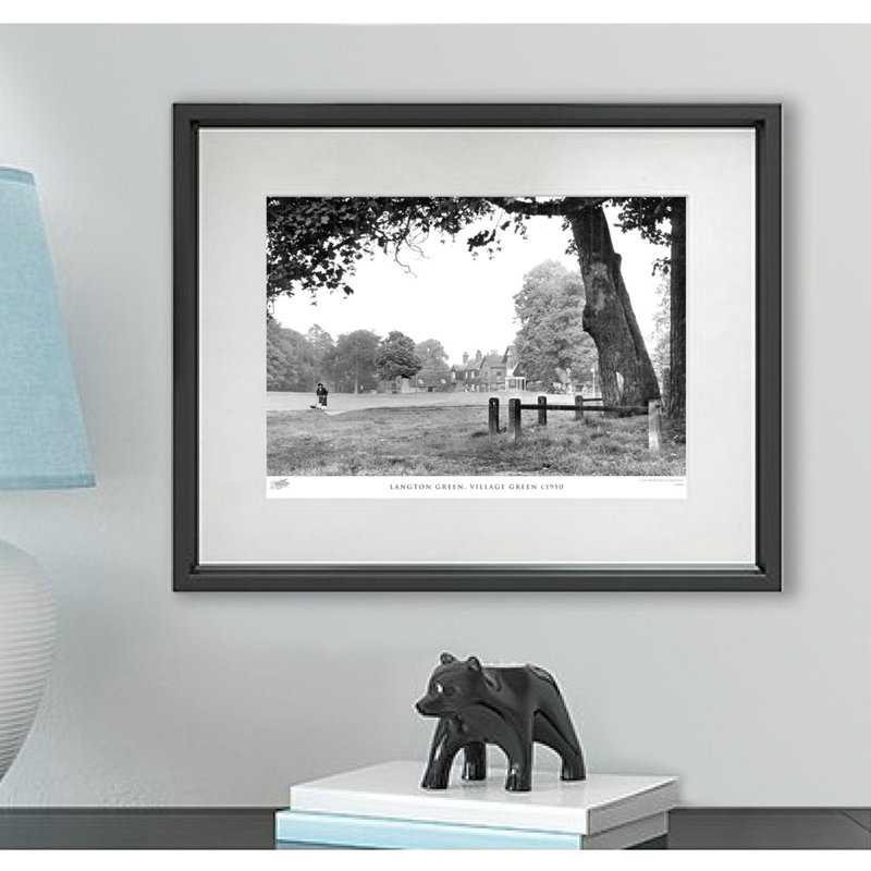 Langton Green, Village Green C1950 by Francis Frith - Single Picture Frame Print, 40cm H x 50cm W x 2.3cm D