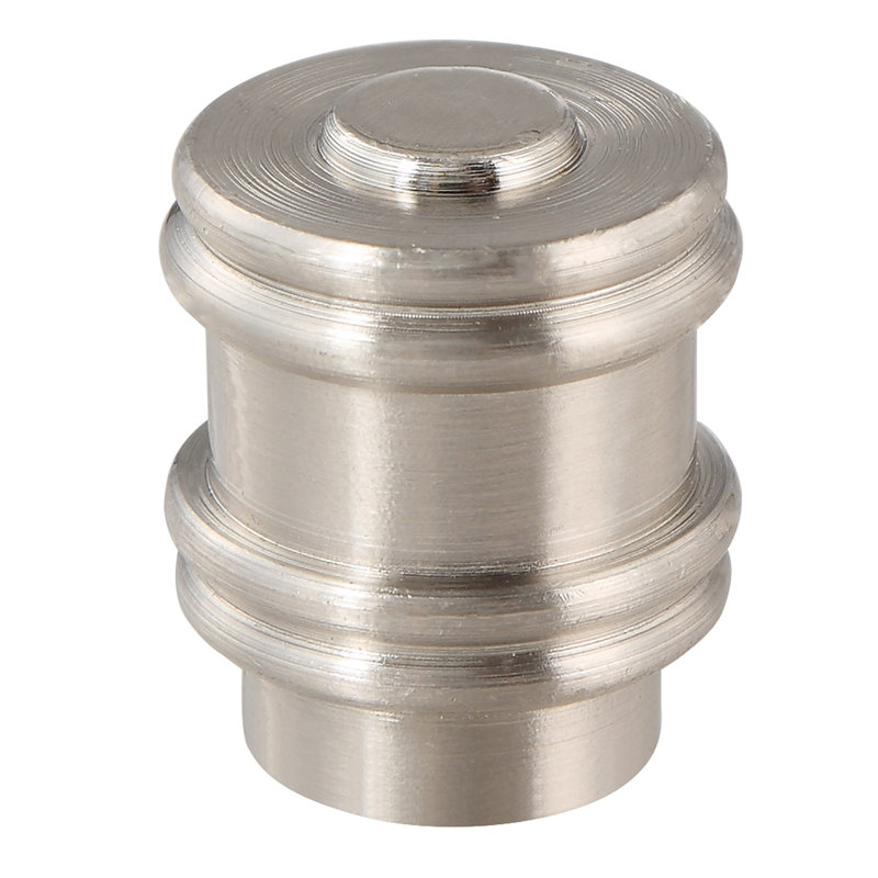 Bumped Cylinder Lamp Shade, Brushed Nickel
