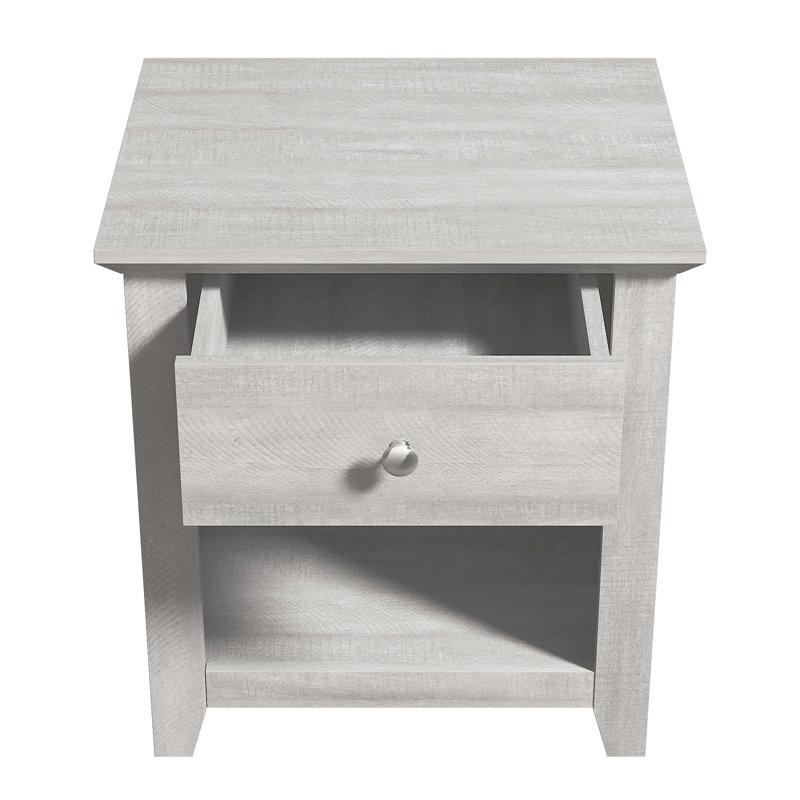 Dorsey Modern 3 Piece Bedroom Set, Dusty Gray Oak