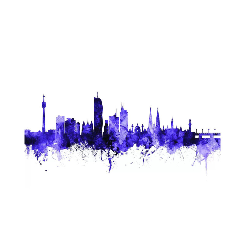 Vienna, Austria Skyline by Michael Tompsett - Wrapped Canvas Gallery-Wrapped Canvas Giclée
