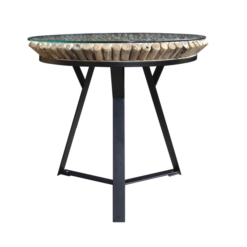 Josannah Cross Legs End Table