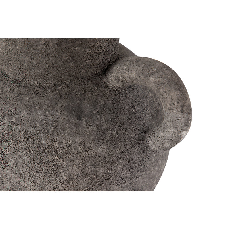 CERAMIC VASE 22X16x26 CM, Black
