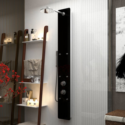 Melody 59'' Shower Panel with Adjustable Shower Head