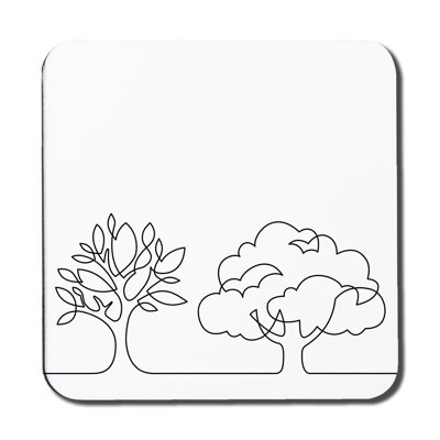 Dragic Square 6 Piece Coaster Set