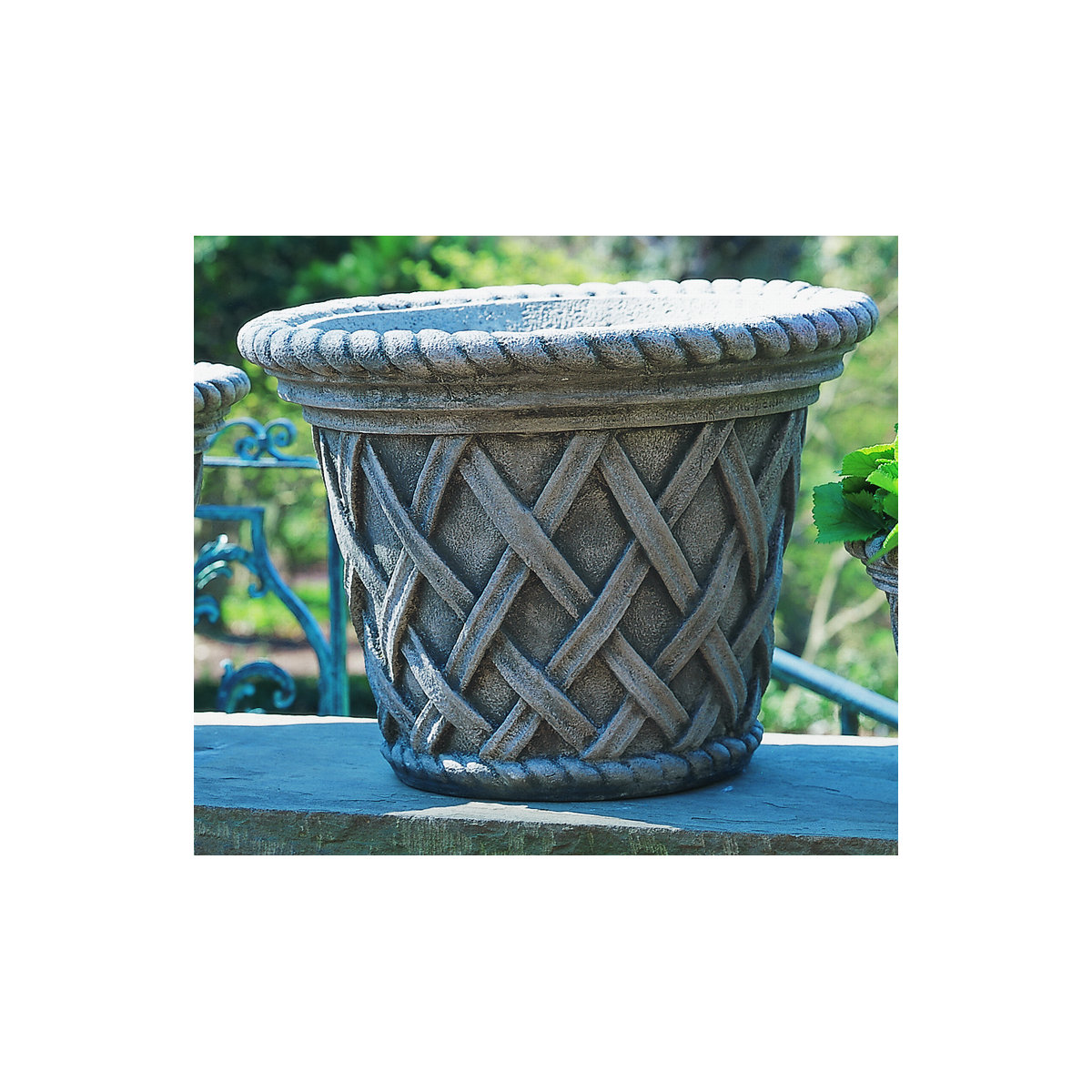 Campania International English Weave Planter - Thumbnail 5