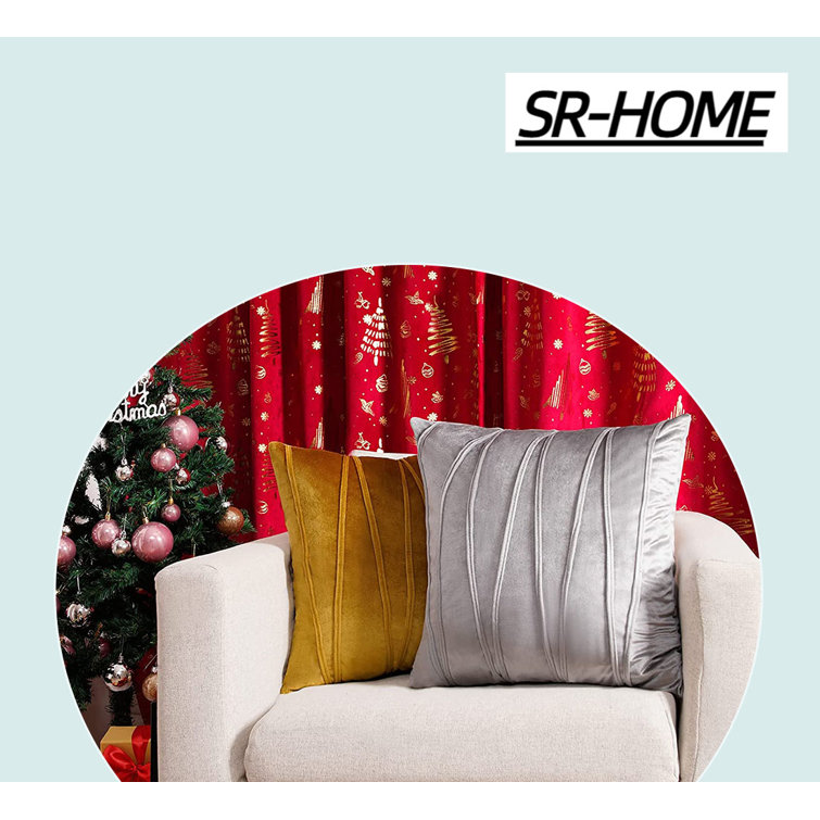 SR-HOME Velvet Pillow Cover