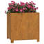 Planter with Legs Rusty Corten Steel-1403224442