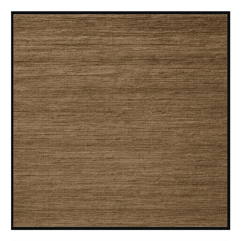 Tapis brun uni lavable à la machine, Rectangulaire 2 pi x 3 pi