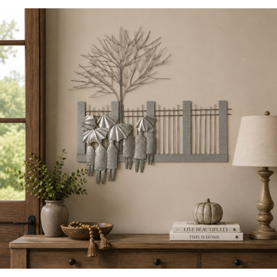 Rainy Day Metal Wall Art
