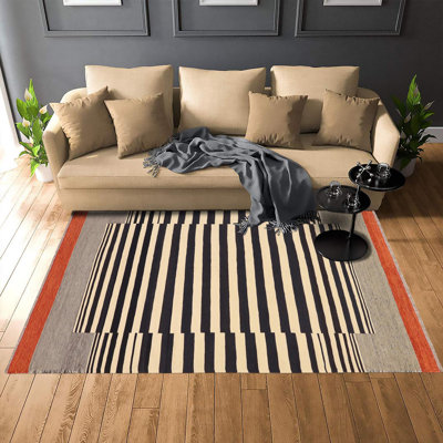 Wool Striped Rug