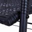 Banc de patio double en acier Shupe