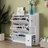 Versatile Tipping Bucket Shoe Cabinet With 3 Flip Drawers-1270717904