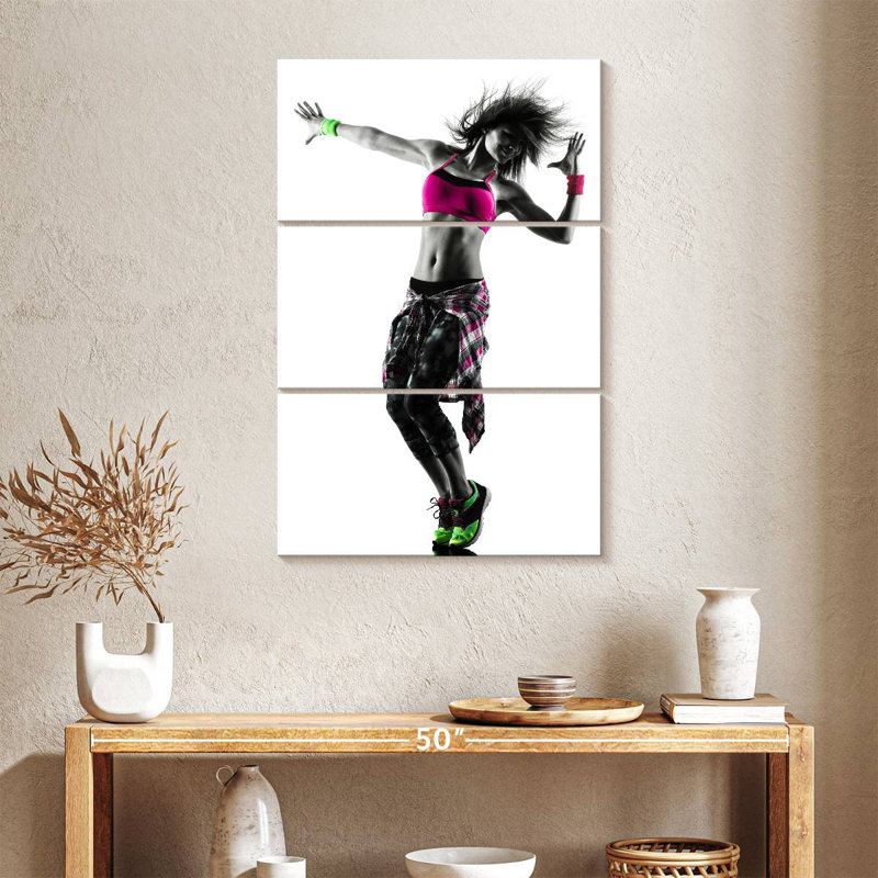 Senne Zumba Dancer, 38" H x 24" W