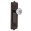 Egg & Dart Plate with Decorative Keyhole and Crystal Door Knob-815116405-815116407