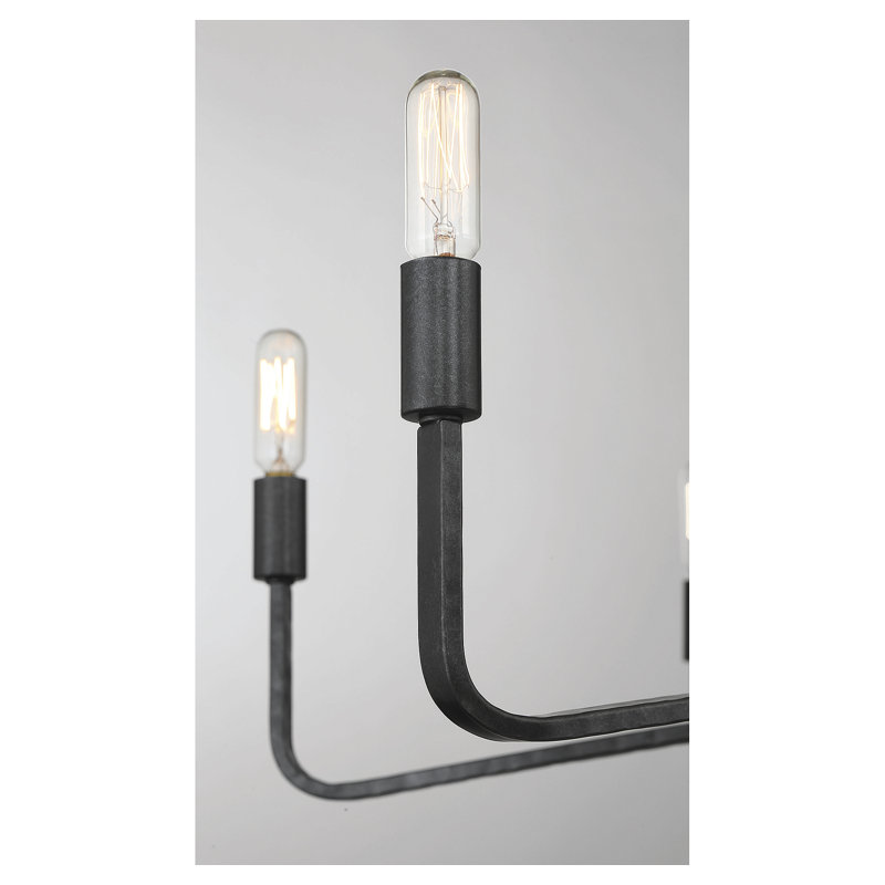 Lustre style chandelier 8 lumières Anacelia