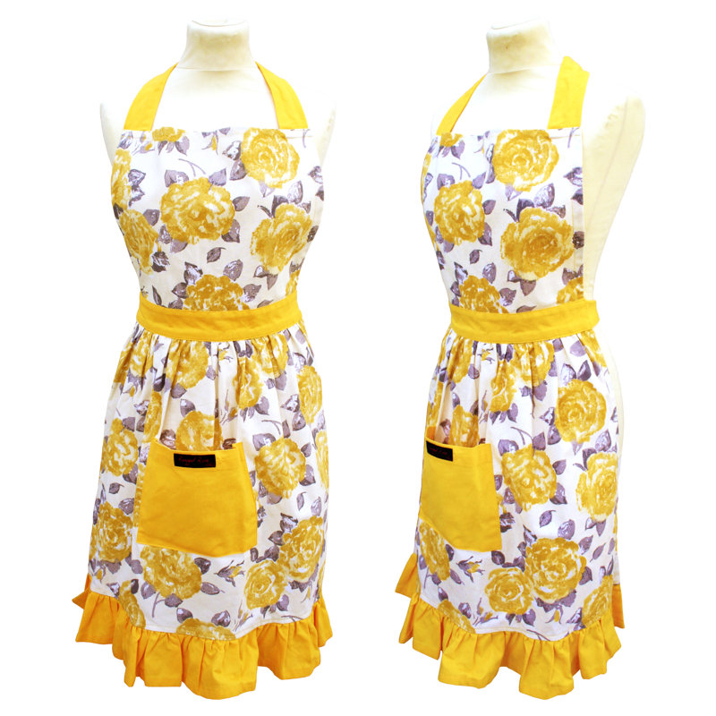 Floral Bib Apron