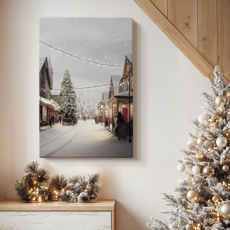 Fir of Snowwhite Promise-Premium Gallery Wrapped Canvas, 27" H x 18" W