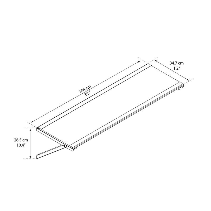 1.2 ft. W x 3.4 ft. D Base/Foundation Kit