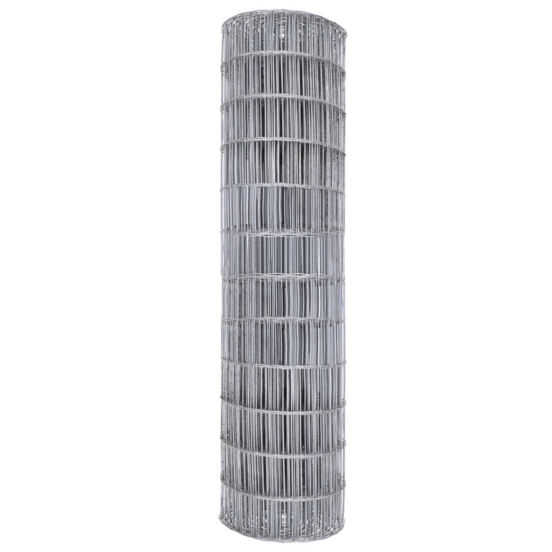 Galvanized Steel Border Fencing, 140 x 1000 x 0.2 cm