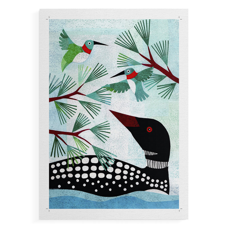 Créatures de la forêt - impression sur toile seulement - non encadrée, H 36 po x l 24 po