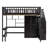 Elevare Bunk Bed With Roof And Window, Pinewood And MDF-417641050-417641049