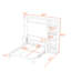 Lit plateforme en bois avec tablettes Murphy-1885012486-1885012487
