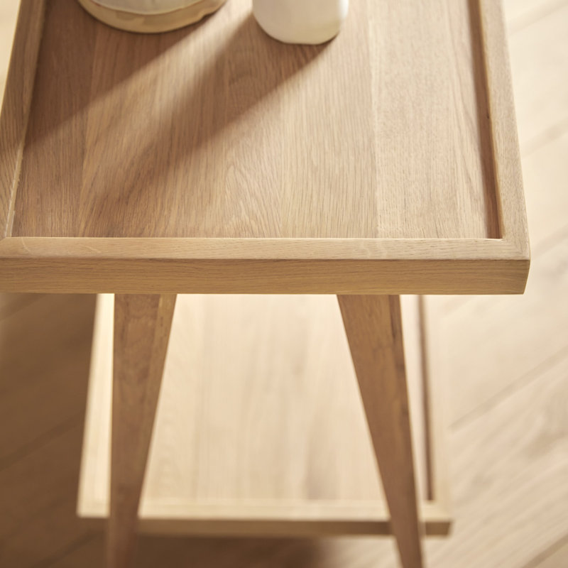 Pola 51.18 in. Solid Wood Console Table
