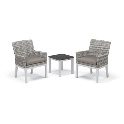 Caspian Outdoor 3 - Piece Conversation Set