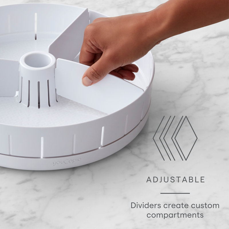 YouCopia® SinkSuite® Under Sink Turntable with Adjustable Dividers