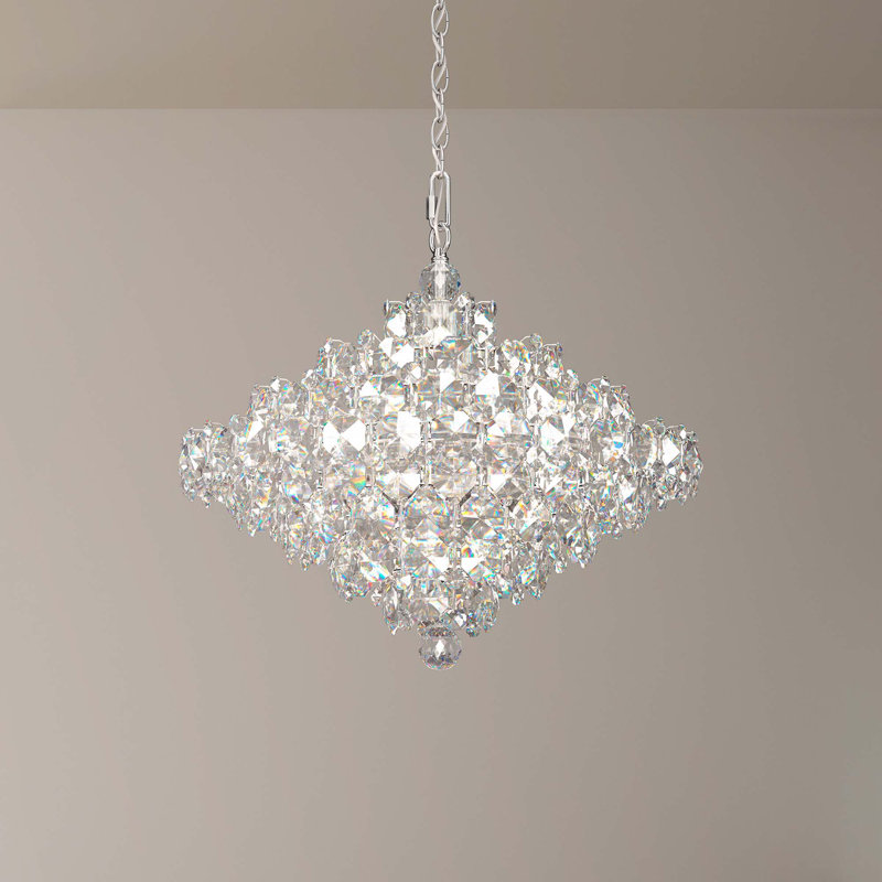 Baronet 12 - Light Chandelier, Clear Radiance Crystal