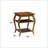 Becci Walnut Finish Accent Table