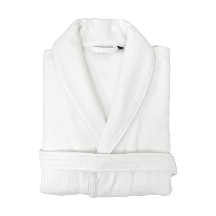 Biwabik Weave 100% Turkish Cotton Waffle Bathrobe