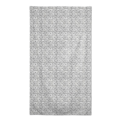 Boho Circles Green 5 Tablecloth