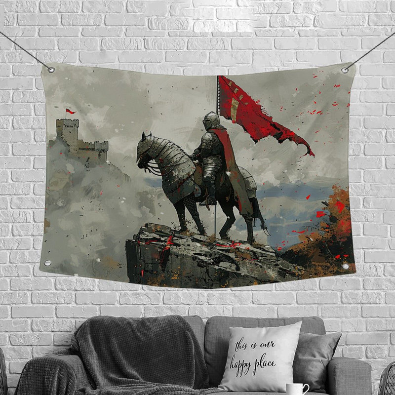 Microfiber Fabric Tapestry, 88" H x 104" W