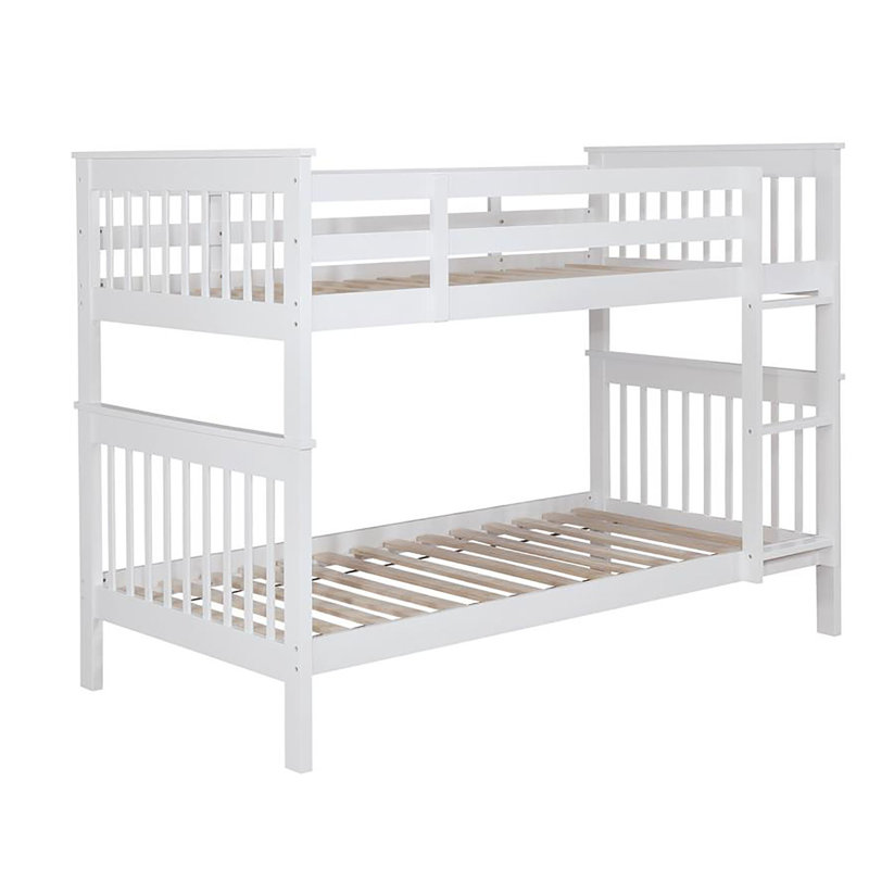 Slatted Headboard Bunk Bed