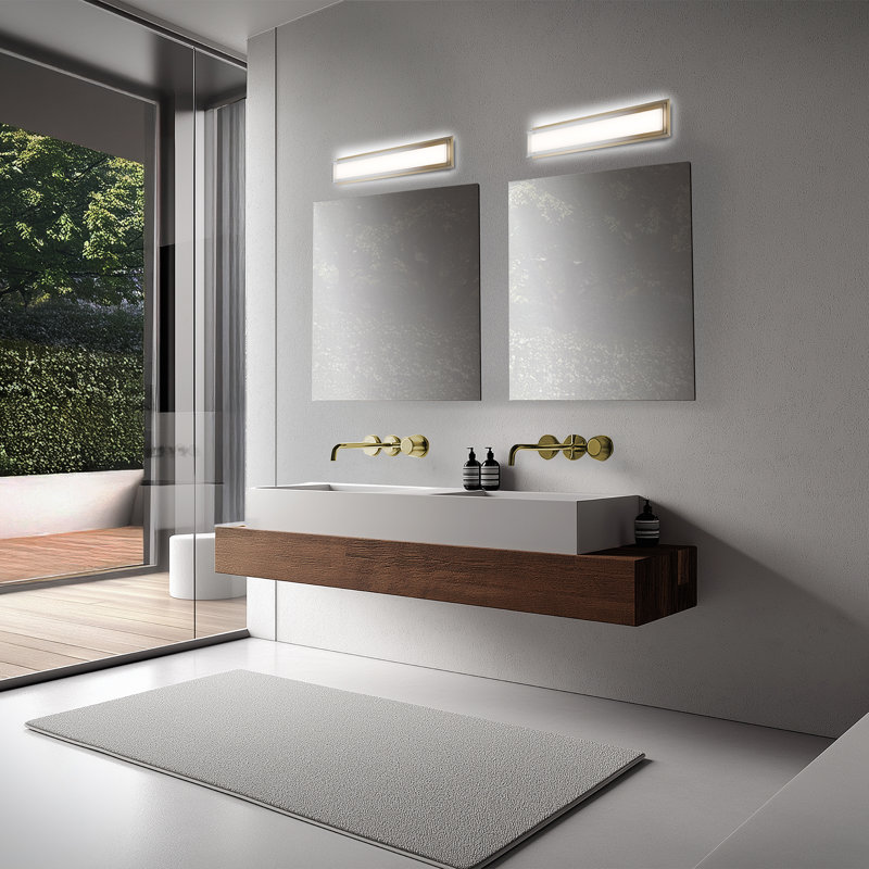 Ice Bar 28" Dimmable LED Bath Vanity & Wall Light With Built In Color Temperature Switch (2700K/3000K/3500K/4000K)