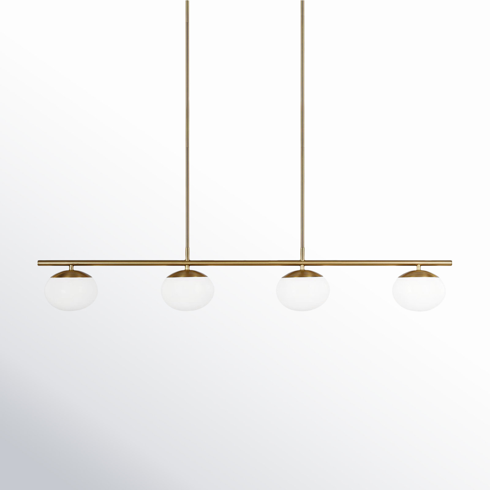 Vibi 4-Light Chandelier, Burnished Brass