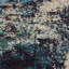 Tapis abstrait ivoire / bleu marine / bleu Adrienn-716327726
