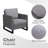 Nazime Wicker 5 - Person Patio Conversation Set with Cushions-87655115-123686993