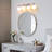 30.7" 4-Light Dimmable Bathroom Vanity Light with Frosted Glass Shades-384108497