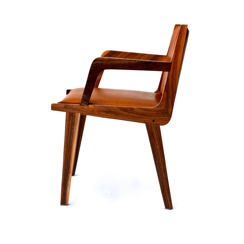 Rasucci Leather Arm Chair