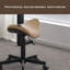 Tabouret à selle ergonomique réglable Latitude Run®-1280302406-1302237008